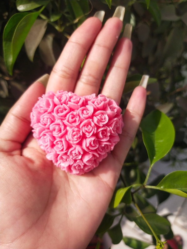 Rose Heart Handmade Soap